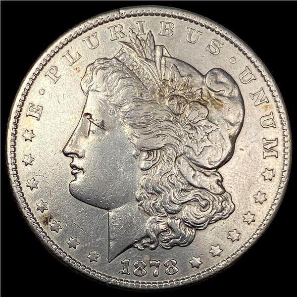 1878 8TF Silver Morgan Dollar NEARLY  UNCIRCULATED