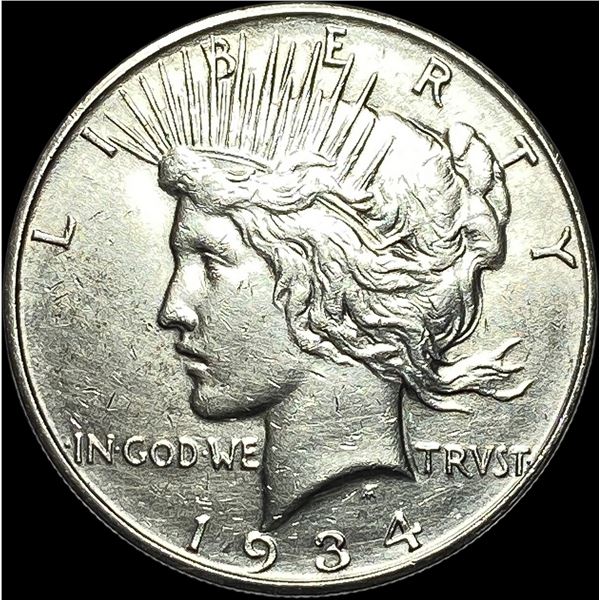 1934-D Silver Peace Dollar CLOSELY UNCIRCULATED