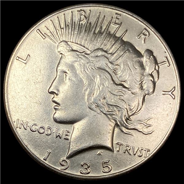 1935-S Silver Peace Dollar CLOSELY  UNCIRCULATED