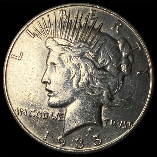 1935-S Silver Peace Dollar CLOSELY  UNCIRCULATED