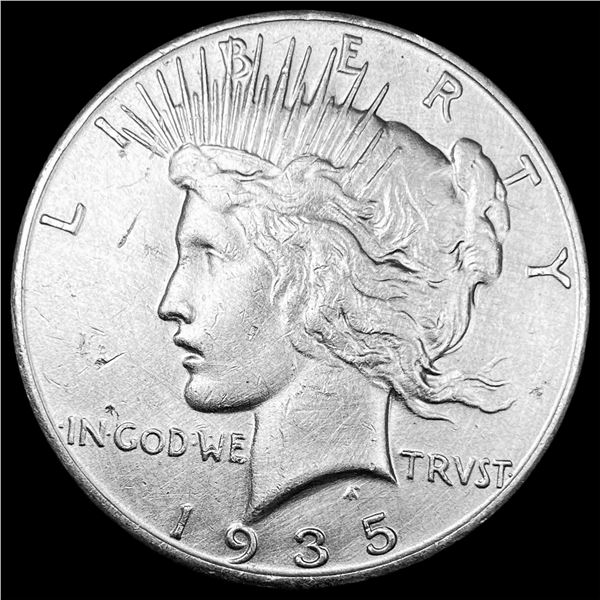 1935-S Silver Peace Dollar CLOSELY  UNCIRCULATED