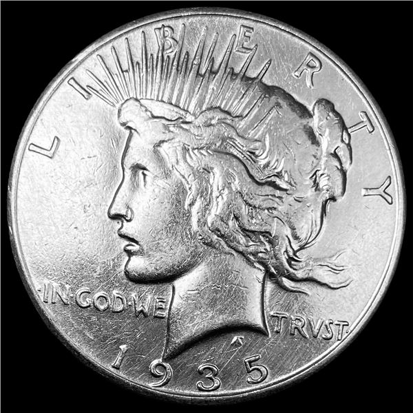 1935-S Silver Peace Dollar CLOSELY  UNCIRCULATED