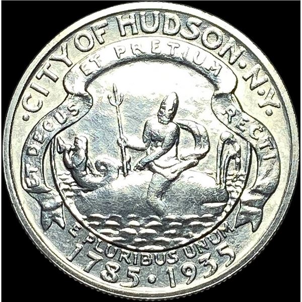 1935 Hudson Silver Half Dollar CLOSELY UNCIRCULATED