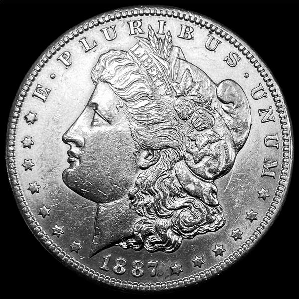 1887-S Silver Morgan Dollar CHOICE AU