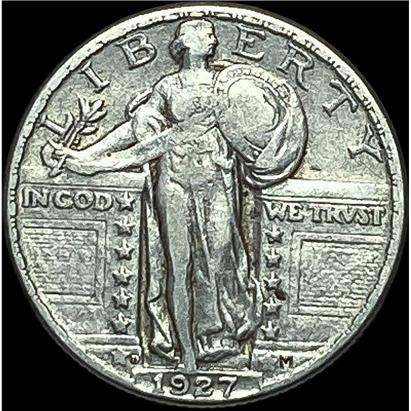 1927-D Silver Standing Liberty Quarter NEARLY UNCIRCULATED