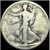 Image 1 : 1921 Silver Half Dollar Walking Liberty NICELY CIRCULATED