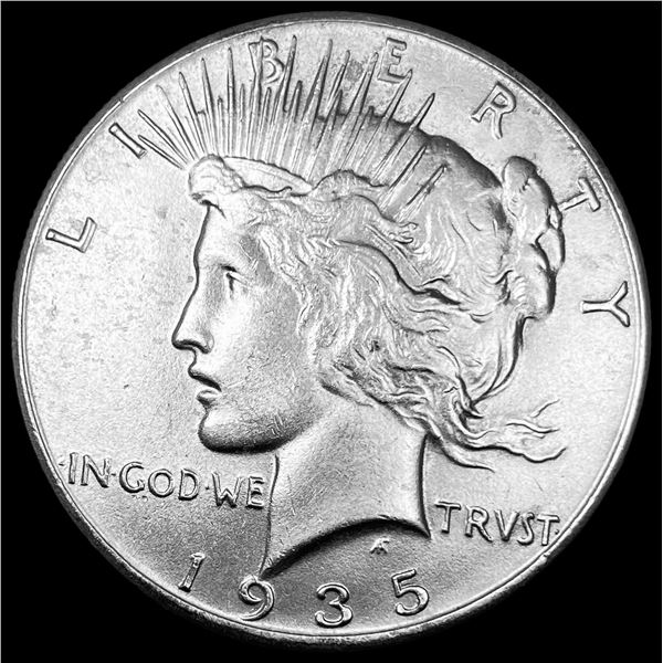 1935 Silver Peace Dollar CHOICE AU