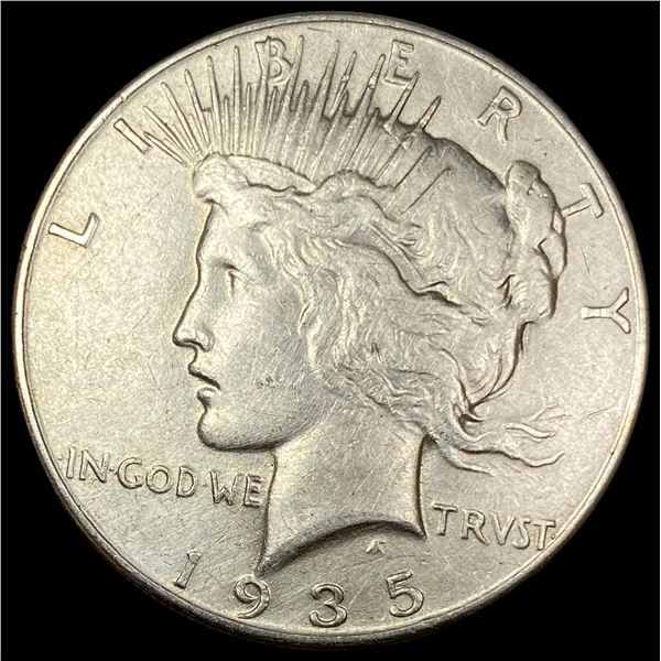 1935 Silver Peace Dollar CHOICE AU