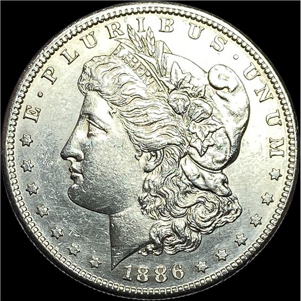 1886-S Silver Morgan Dollar CHOICE AU