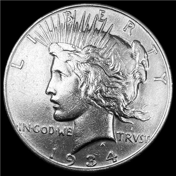 1934-D Silver Peace Dollar CLOSELY  UNCIRCULATED