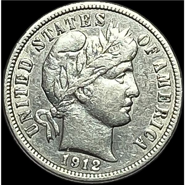 1912-D Silver Barber Dime NEARLY UNCIRCULATED