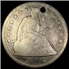 Image 1 : 1864 Seated Liberty Silver Dollar NICELY  CIRCULATED