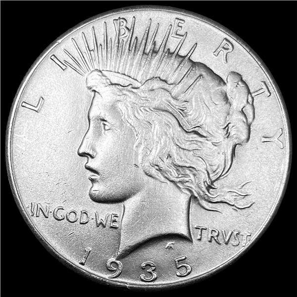 1935 Peace Silver Dollar CHOICE AU