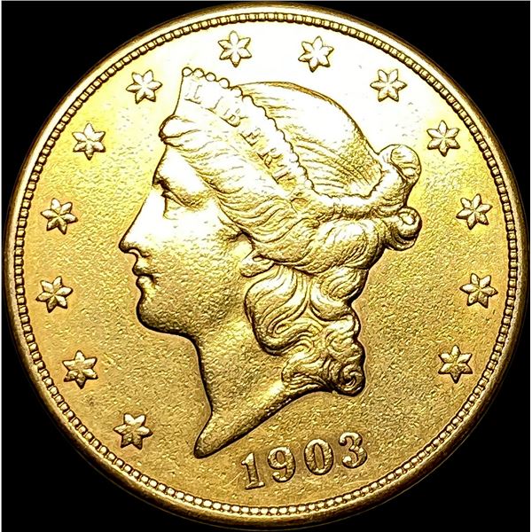 1903 Liberty Head $20 Double Eagle CHOICE BU