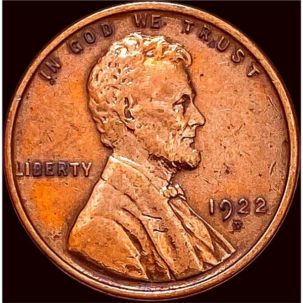 1922-D Wheat Cent CLOSELY UNCIRCULATED