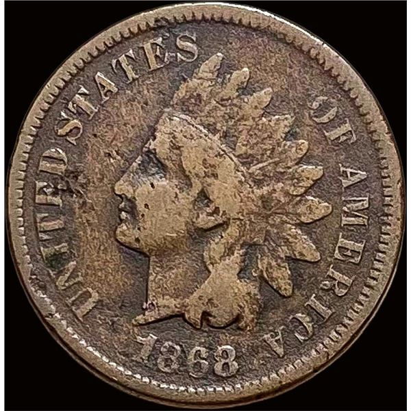 1868 Indian Head Cent NICELY CIRCULATED