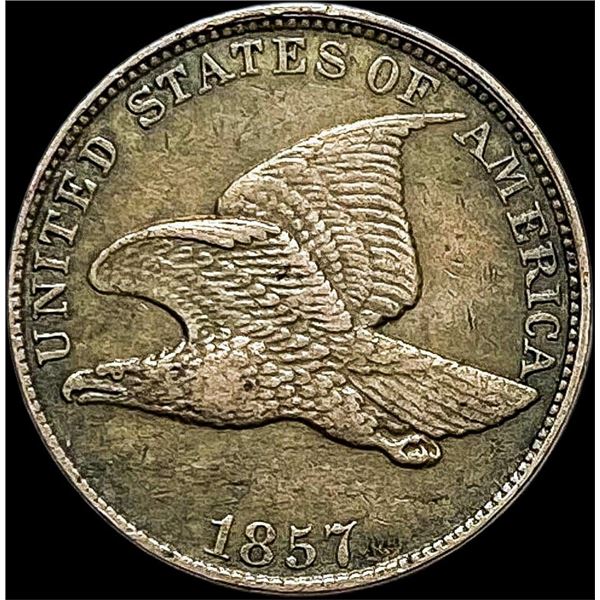 1857 Flying Eagle Cent CLOSELY UNCIRCULATED