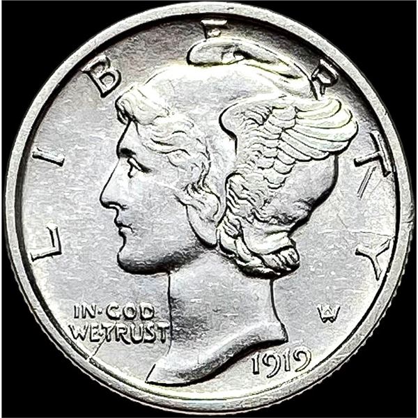 1919-D Mercury Dime UNCIRCULATED