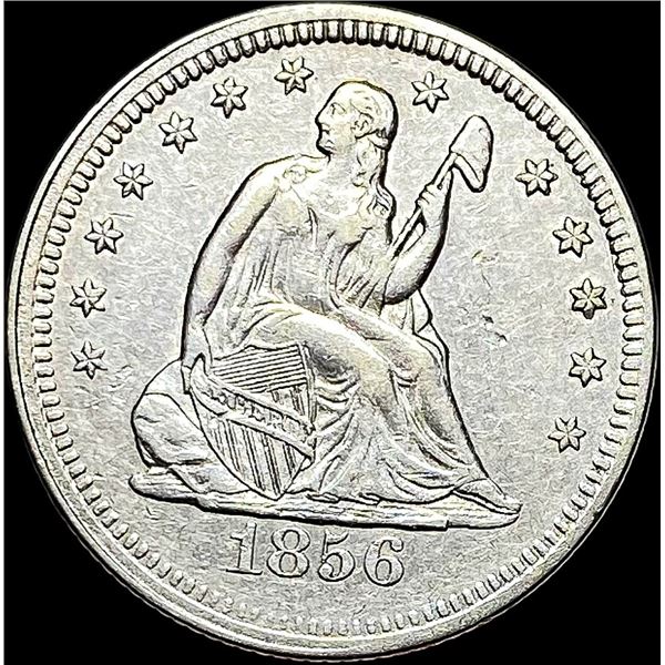 1856 Seated Liberty Quarter CLOSELY UNCIRCULATED