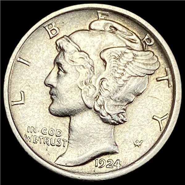 1924-D Mercury Dime CLOSELY UNCIRCULATED