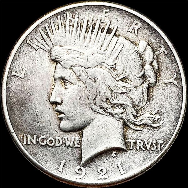 1921 Silver Peace Dollar CLOSELY UNCIRCULATED