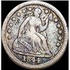 Image 1 : 1844 Seated Liberty Half Dime LIGHTLY CIRCULATED