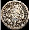 Image 2 : 1844 Seated Liberty Half Dime LIGHTLY CIRCULATED