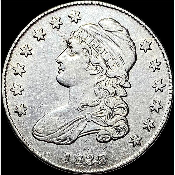 1835 Capped Bust Half Dollar CLOSELY UNCIRCULATED