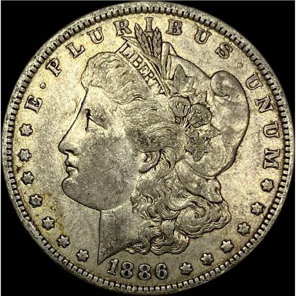 1886-O Silver Morgan Dollar NEARLY UNCIRCULATED