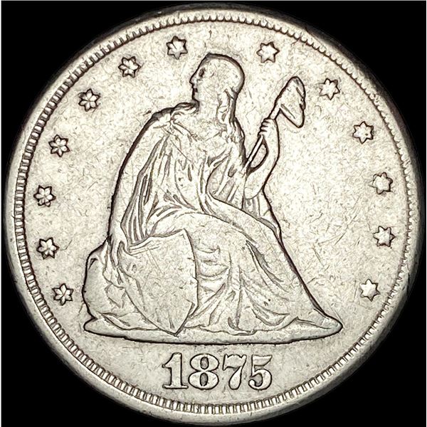 1875-CC Silver Twenty Cents LIGHTLY CIRCULATED