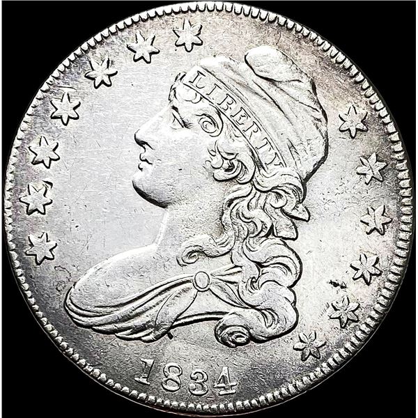 1834 Capped Bust Half Dollar CLOSELY UNCIRCULATED