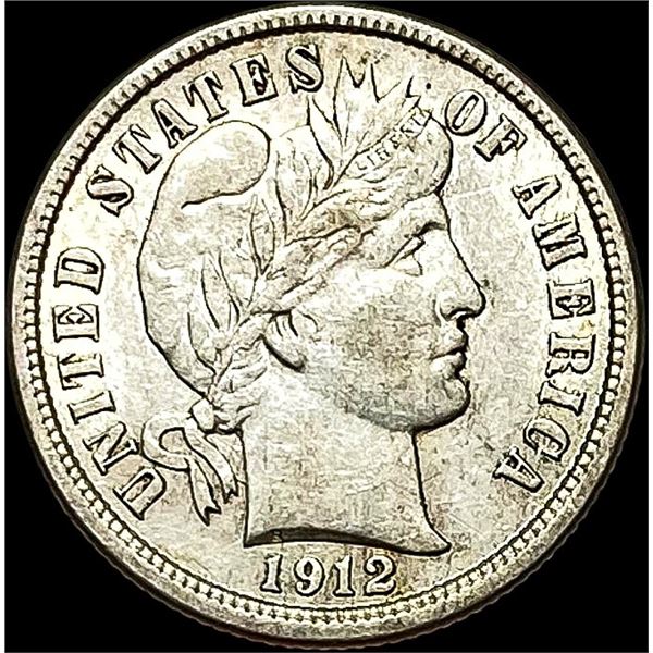 1912 Barber Dime CLOSELY UNCIRCULATED