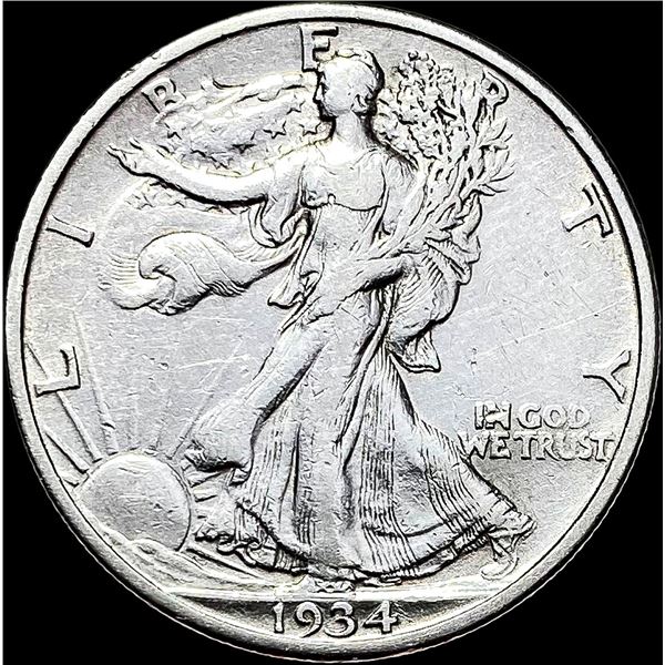 1934-S Walking Liberty Half Dollar CLOSELY UNCIRCULATED
