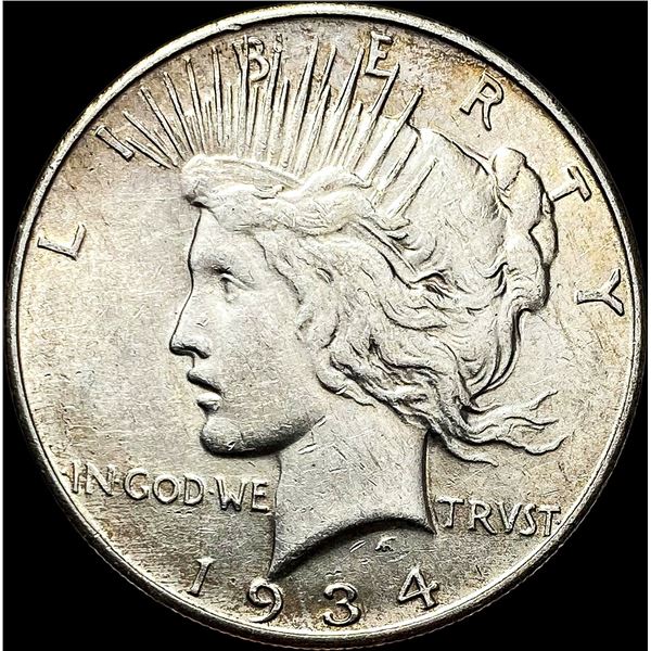 1934-D Silver Peace Dollar CLOSELY UNCIRCULATED