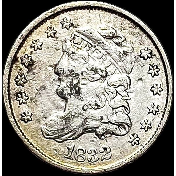 1832 Capped Bust Half Dime NEARLY UNCIRCULATED