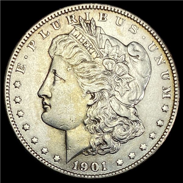 1901 Morgan Silver Dollar CLOSELY UNCIRCULATED