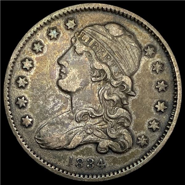 1834 Capped Bust Quarter CLOSELY UNCIRCULATED