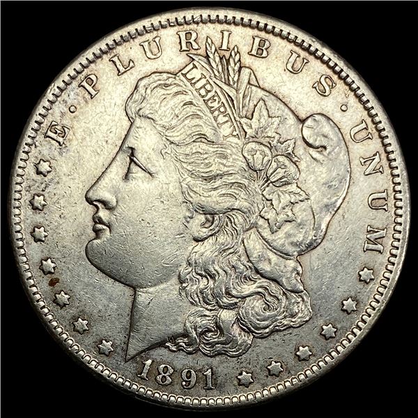 1891-CC Silver Morgan Dolla CLOSELY UNCIRCULATED