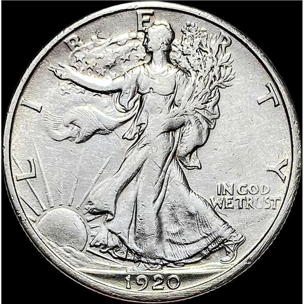 1920-S Walking Liberty Half Dollar CLOSELY UNCIRCULATED