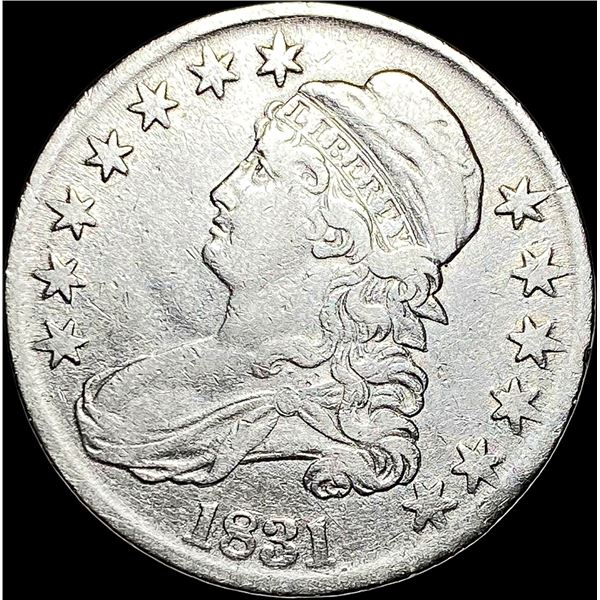 1831 Capped Bust Half Dollar LIGHTLY CIRCULATED
