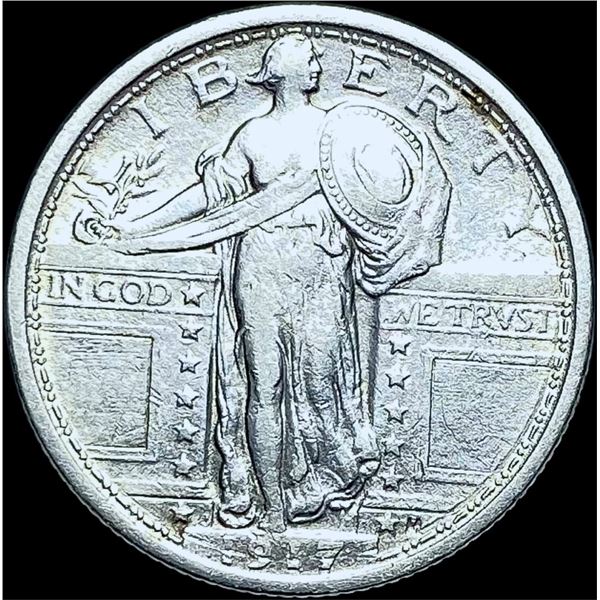 1917 Standing Liberty Quarter Type 1 CHOICE AU