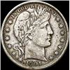 Image 1 : 1901 Barber Half Dollar NEARLY UNCIRCULATED