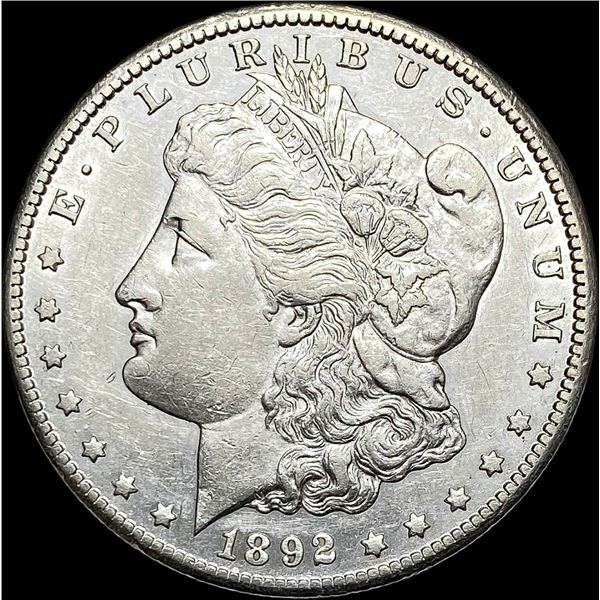 1892-CC Silver Morgan Dollar CLOSELY UNCIRCULATED