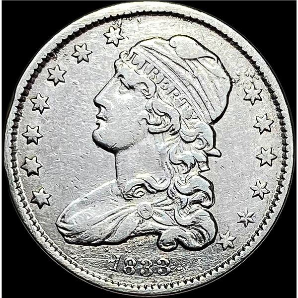 1833 Capped Bust Quarter CLOSELY UNCIRCULATED