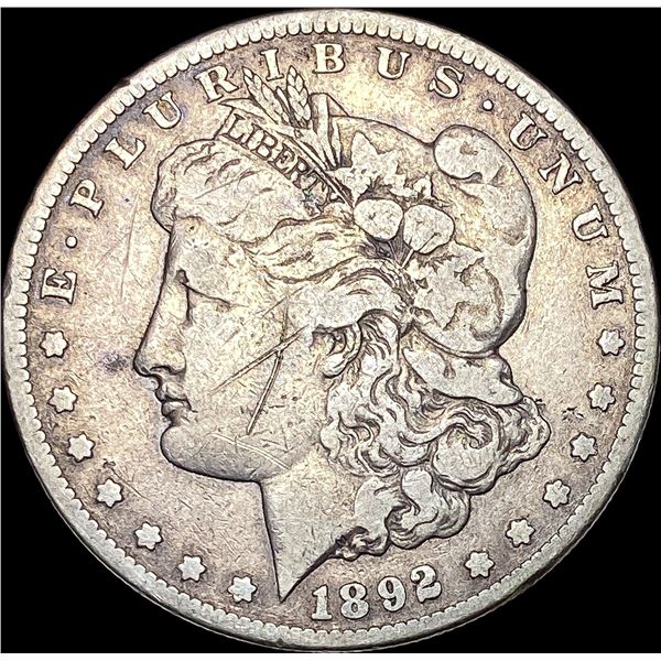1892-CC Morgan Silver Dollar NICELY CIRCULATED