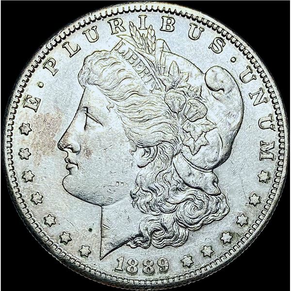 1889-S Silver Morgan Dollar CHOICE AU