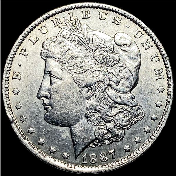 1887 Morgan Silver Dollar CLOSELY UNCIRCULATED