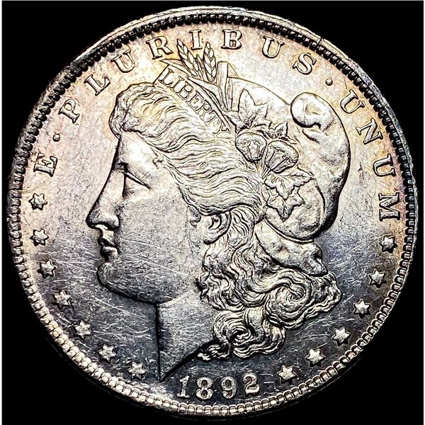 1892-S Silver Morgan Dollar SUPERB GEM BU