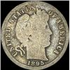 Image 1 : 1895 Barber Dime NICELY CIRCULATED