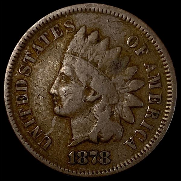 1878 Indian Head Cent LIGHTLY CIRCULATED